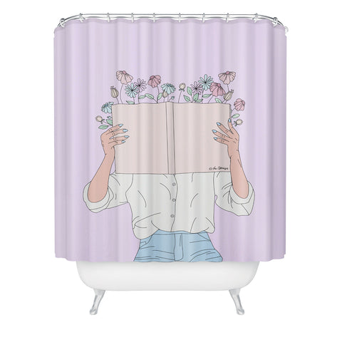 The Optimist Read All About It Shower Curtain