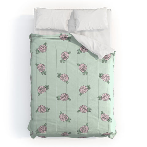 The Optimist Roses All Over Comforter