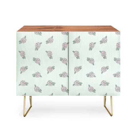 The Optimist Roses All Over Credenza