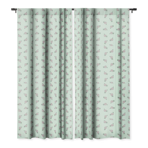 The Optimist Roses All Over Blackout Window Curtain