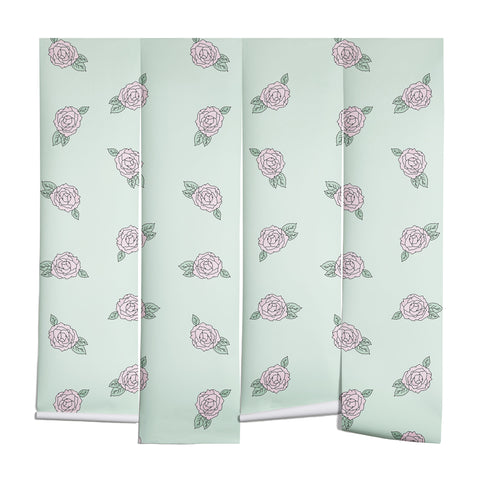 The Optimist Roses All Over Wall Mural