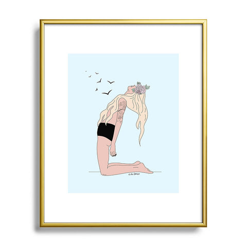 The Optimist Set Your Soul Free Metal Framed Art Print