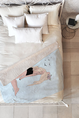 The Optimist Set Your Soul Free Fleece Throw Blanket