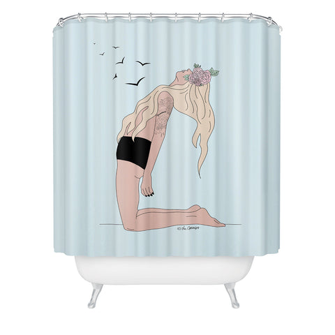 The Optimist Set Your Soul Free Shower Curtain