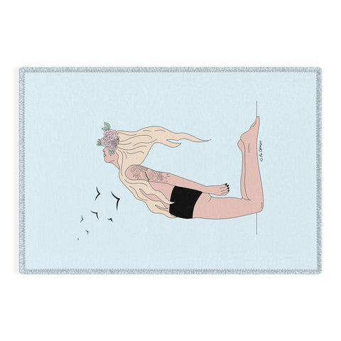 The Optimist Set Your Soul Free Outdoor Rug