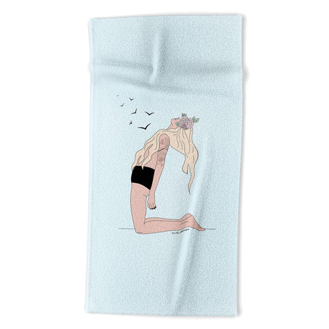 The Optimist Set Your Soul Free Beach Towel