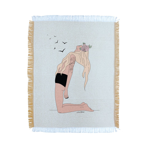 The Optimist Set Your Soul Free Throw Blanket