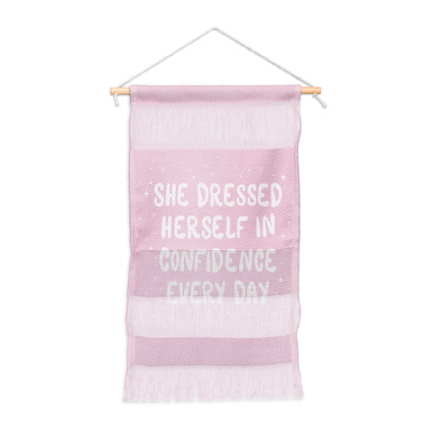 The Optimist She Dressed Herself In Confidence Wall Hanging Portrait