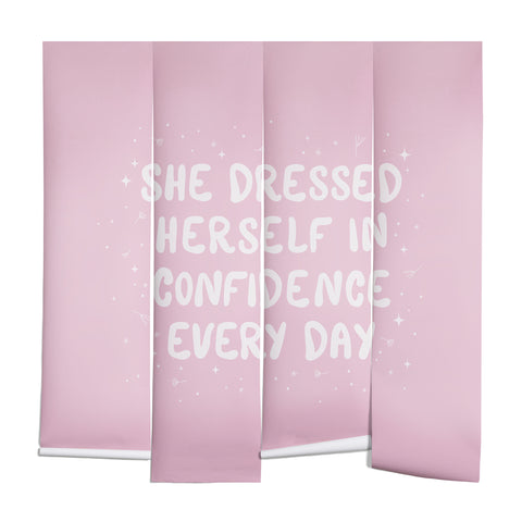 The Optimist She Dressed Herself In Confidence Wall Mural
