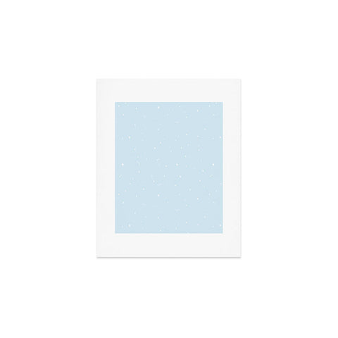 The Optimist Sky Full Of Stars in Light Blue Art Print