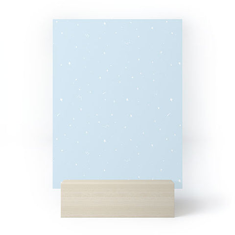 The Optimist Sky Full Of Stars in Light Blue Mini Art Print