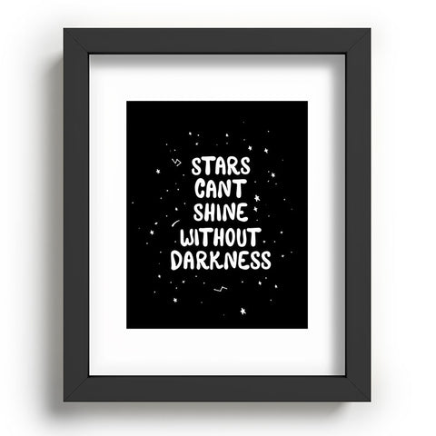 The Optimist Stars Cant Shine Without Stars Recessed Framing Rectangle