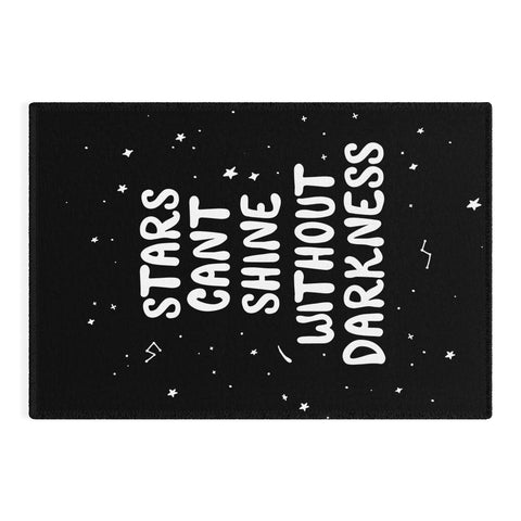 The Optimist Stars Cant Shine Without Stars Outdoor Rug