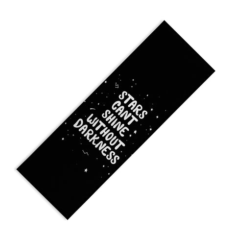 The Optimist Stars Cant Shine Without Stars Yoga Mat
