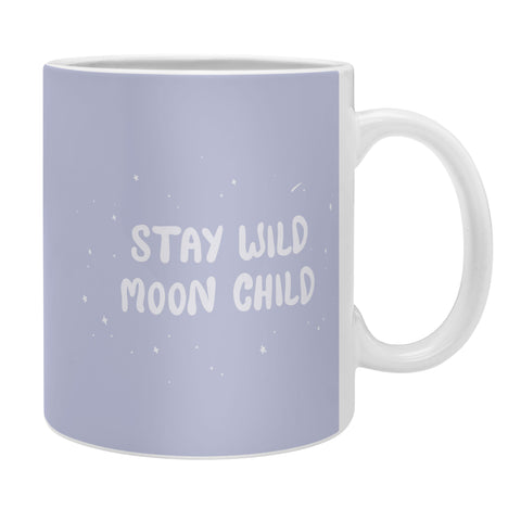 The Optimist Stay Wild Moon Child Quote Coffee Mug