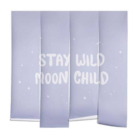 The Optimist Stay Wild Moon Child Quote Wall Mural