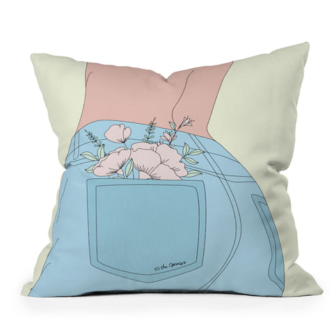 The Optimist Sunshine In My Pocket Throw Pillow