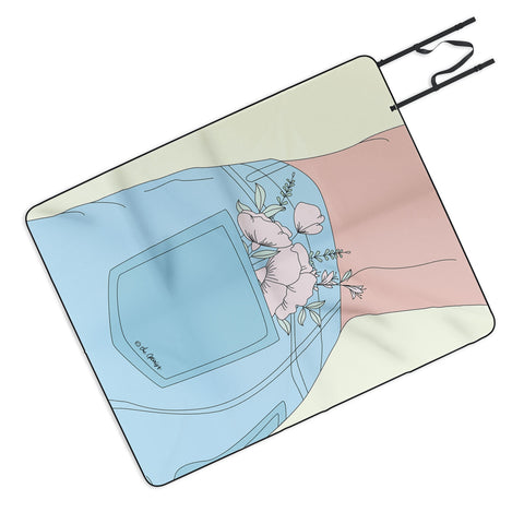 The Optimist Sunshine In My Pocket Picnic Blanket