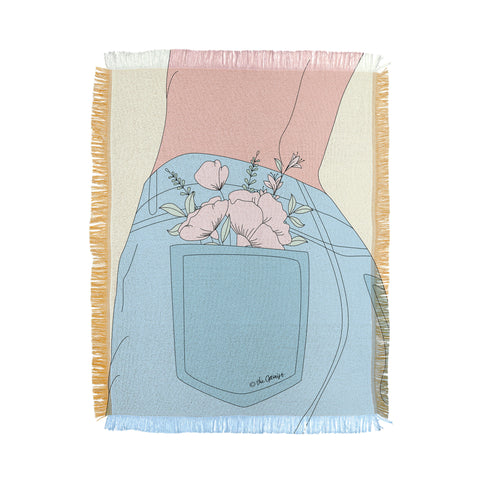 The Optimist Sunshine In My Pocket Throw Blanket