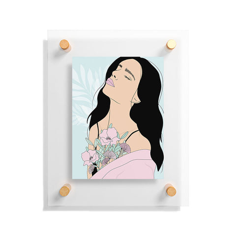 The Optimist Take A Deep Breath Floating Acrylic Print