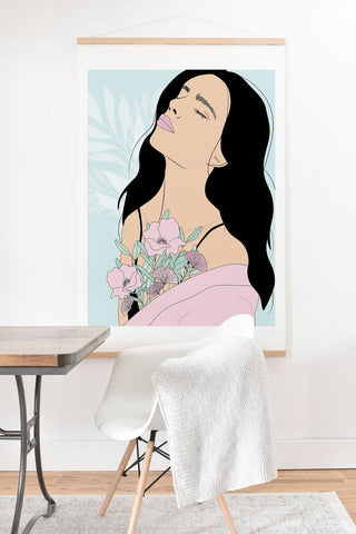 The Optimist Take A Deep Breath Art Print And Hanger