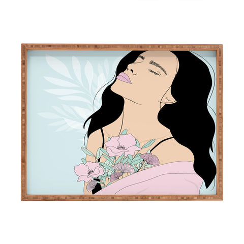 The Optimist Take A Deep Breath Rectangular Tray