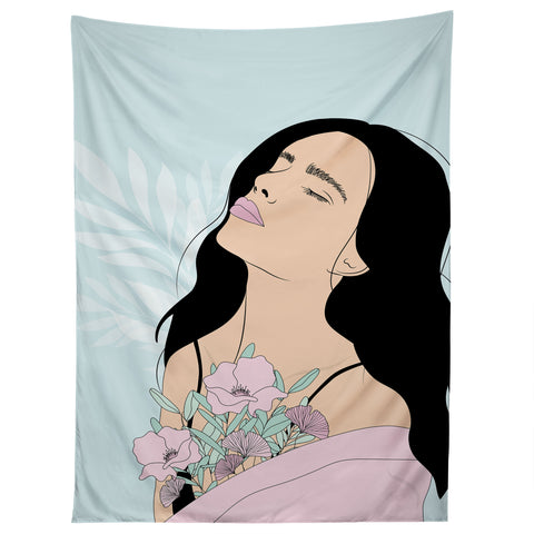 The Optimist Take A Deep Breath Tapestry