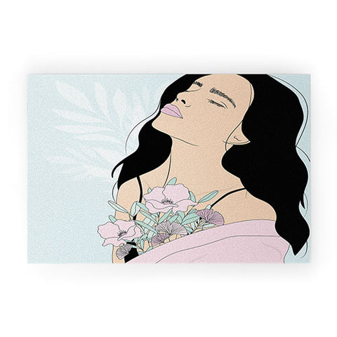 The Optimist Take A Deep Breath Welcome Mat