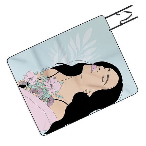 The Optimist Take A Deep Breath Picnic Blanket