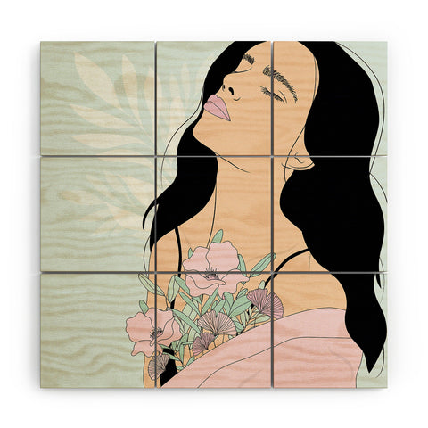 The Optimist Take A Deep Breath Wood Wall Mural