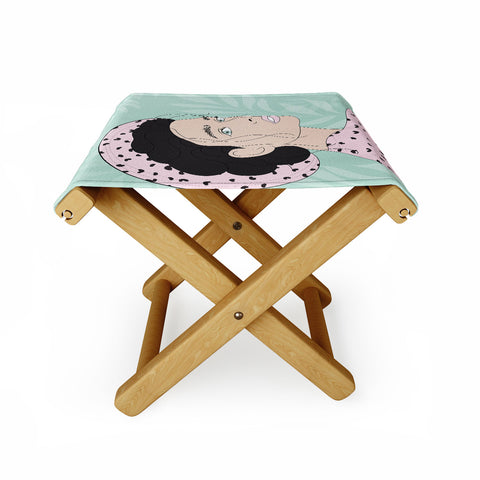The Optimist Take a Walk on The Wild Side Folding Stool