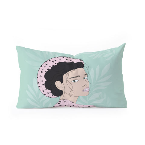 The Optimist Take a Walk on The Wild Side Oblong Throw Pillow