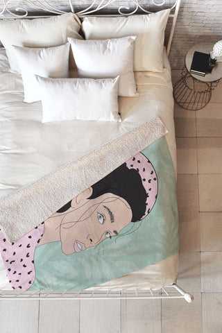 The Optimist Take a Walk on The Wild Side Fleece Throw Blanket