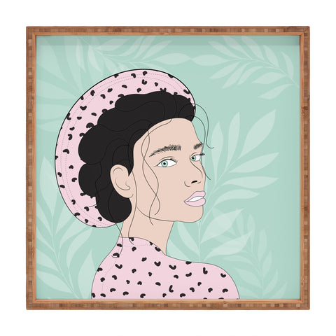 The Optimist Take a Walk on The Wild Side Square Tray