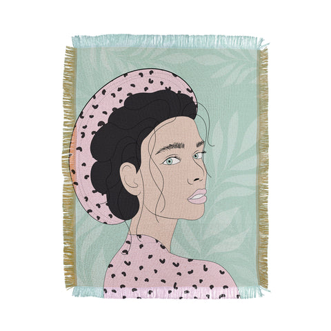 The Optimist Take a Walk on The Wild Side Throw Blanket