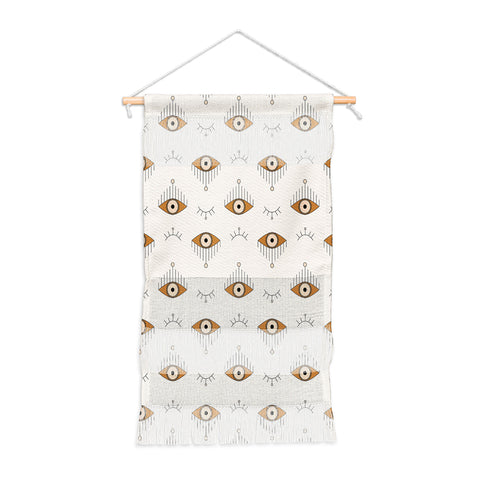 The Optimist Tfu Tfu Tfu Evil Eye Pattern Wall Hanging Portrait