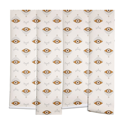 The Optimist Tfu Tfu Tfu Evil Eye Pattern Wall Mural