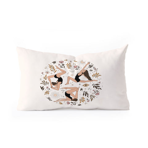 The Optimist The Dance Of The Spirit Oblong Throw Pillow