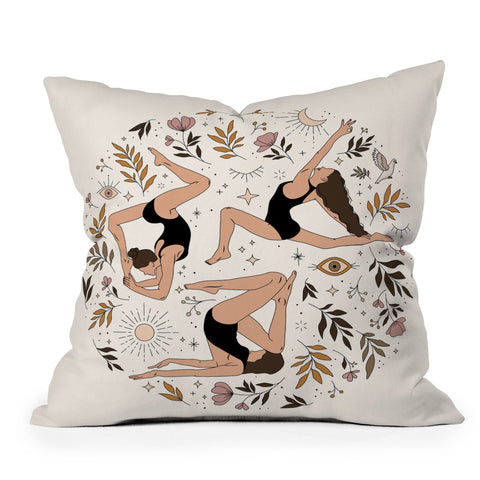 The Optimist The Dance Of The Spirit Throw Pillow