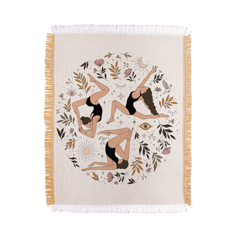The Optimist The Dance Of The Spirit Throw Blanket