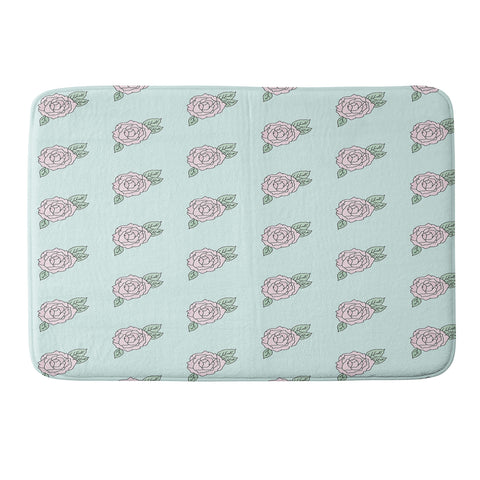 The Optimist The Rose Garden Memory Foam Bath Mat
