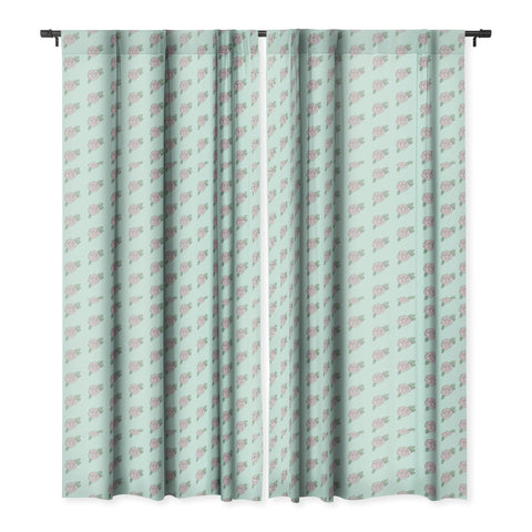 The Optimist The Rose Garden Blackout Window Curtain