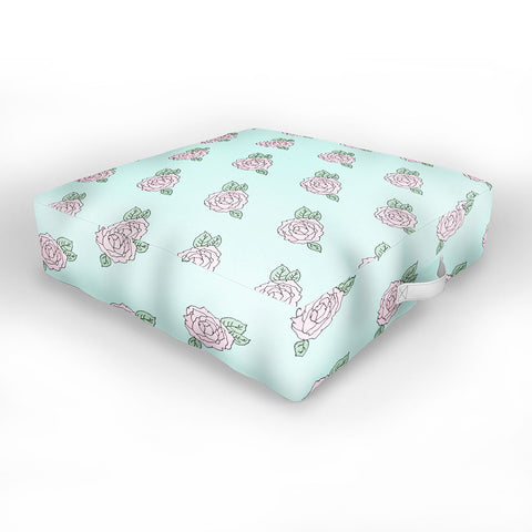 The Optimist The Rose Garden Outdoor Floor Cushion