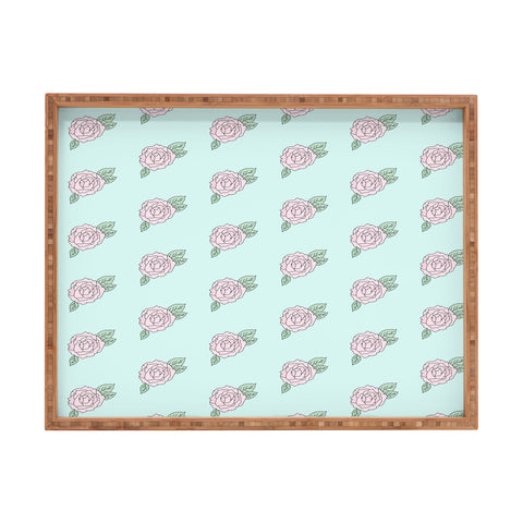 The Optimist The Rose Garden Rectangular Tray