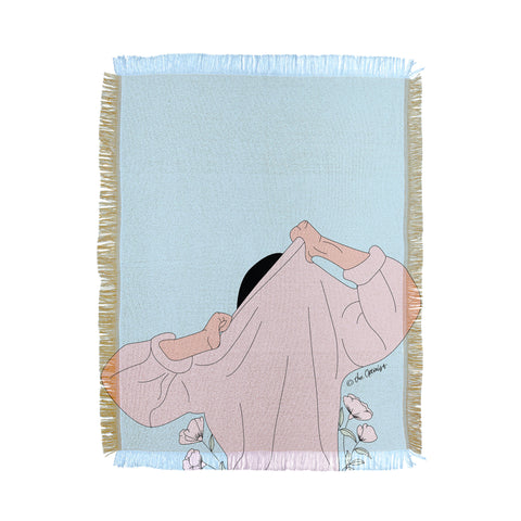 The Optimist The Struggle Is REAL Throw Blanket