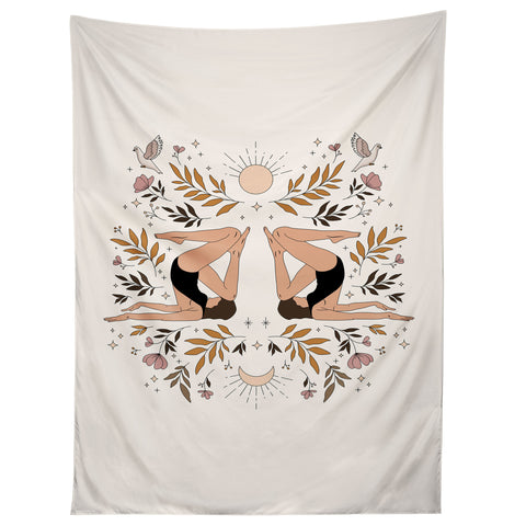 The Optimist The Symmetry Pose Tapestry