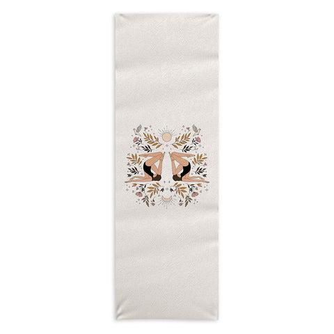 The Optimist The Symmetry Pose Yoga Towel