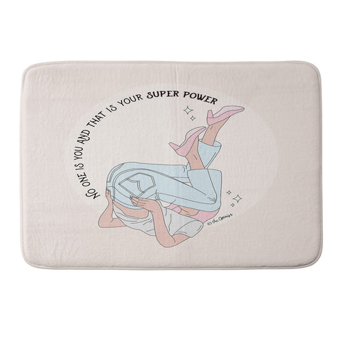 The Optimist This Is Your Superpower Memory Foam Bath Mat