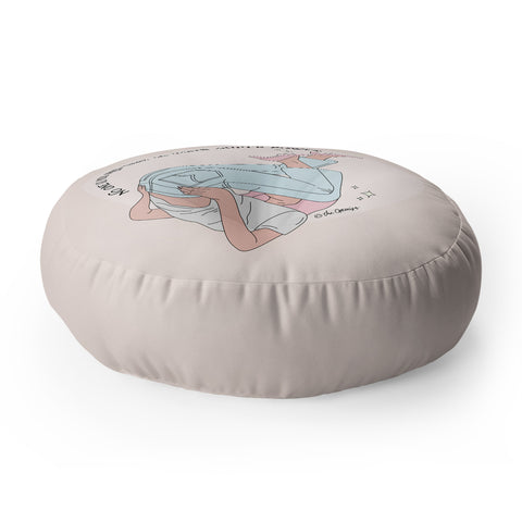 The Optimist This Is Your Superpower Floor Pillow Round