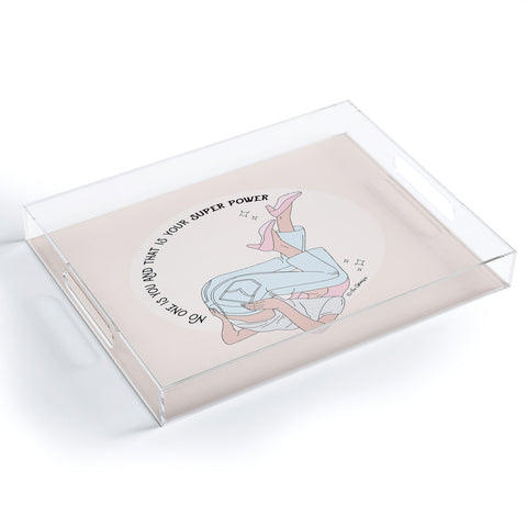 The Optimist This Is Your Superpower Acrylic Tray